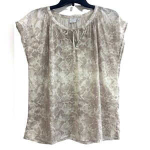 New Direction Animal Print Short Sleeve top, PM
